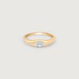 Oval Whisper Diamond Ring,,hi-res view 3