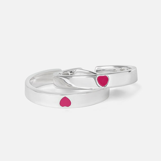Mini Heart Silver Toe Rings,,hi-res image number null