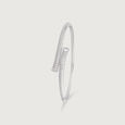 Grunge Twist Silver Bangle,,hi-res view 4