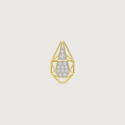 Faceted Poise Diamond Pendant