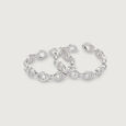Linked Splendour Silver Toe Ring for Women,,hi-res view 3