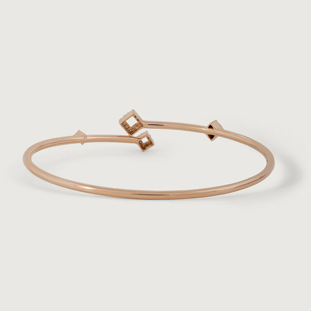 Graceful Shine Diamond & Gold Bangle,,hi-res image number null