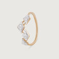 Disco Beat Gold & Diamond Finger Ring,,hi-res view 5