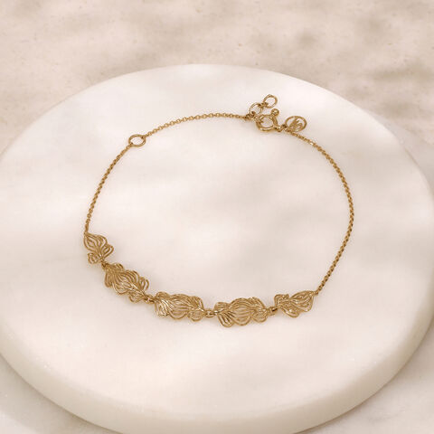 Flowing Dune Gold Bracelet