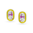 925 Silver Striking Contemporary Stud Earrings,,hi-res view 1