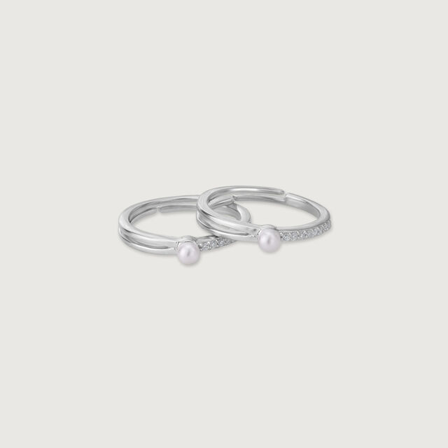 Sparkle Arc Silver Toe Rings,,hi-res image number null
