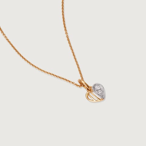 Love Glow Diamond & Gold Pendant