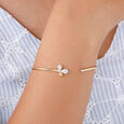 Mamma Mia 14 KT Yellow Gold Free Spirit  Bangle,,hi-res view 3
