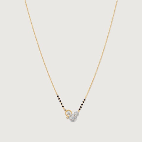 Radiant Layered Diamond Mangalsutra