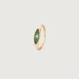 Sculpted Distinct Tsavorite Gold Ring,,hi-res view 4