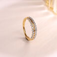 Royal Tiara Gold & Diamond Finger Ring,,hi-res view 1