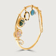 Beam Me Up Charm 14 KT Diamond Bangle,,hi-res view 4