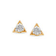 Mystical Trinity Knot Solitaire Earring,,hi-res view 2