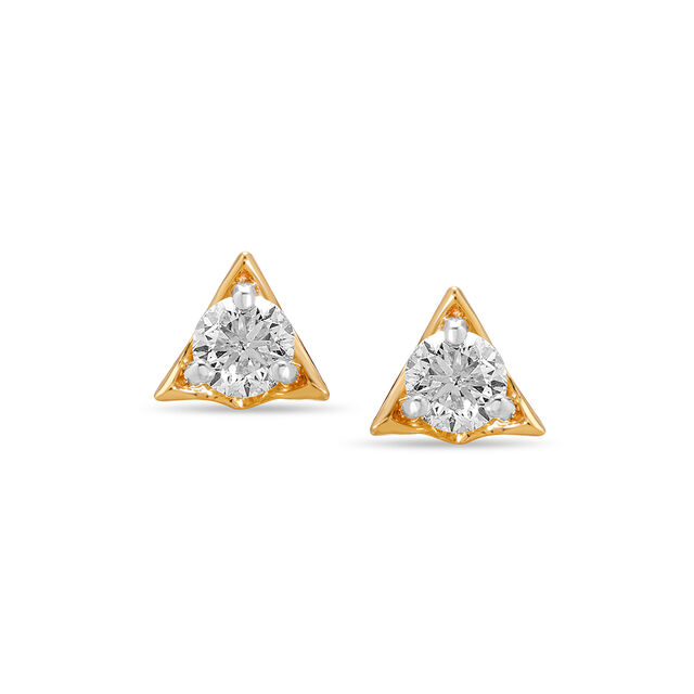 Mystical Trinity Knot Solitaire Earring,,hi-res image number null