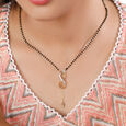 14KT Stunning Diamond Mangalsutra,,hi-res view 3