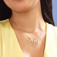 Radiant Burst Diamond Necklace,,hi-res view 2