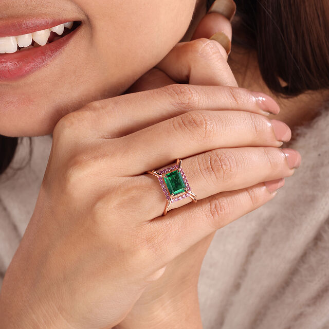 Rose Mai Tai 14KT Rose Gold Finger Ring,,hi-res image number null