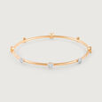 Timeless Shine Gold & Diamond Bangle,,hi-res view 2