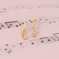 Sonic Symphony 14KT Gold Drop Earrings,,hi-res view 1
