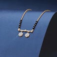 Chic Geometric Diamond Mangalsutra,,hi-res view 1