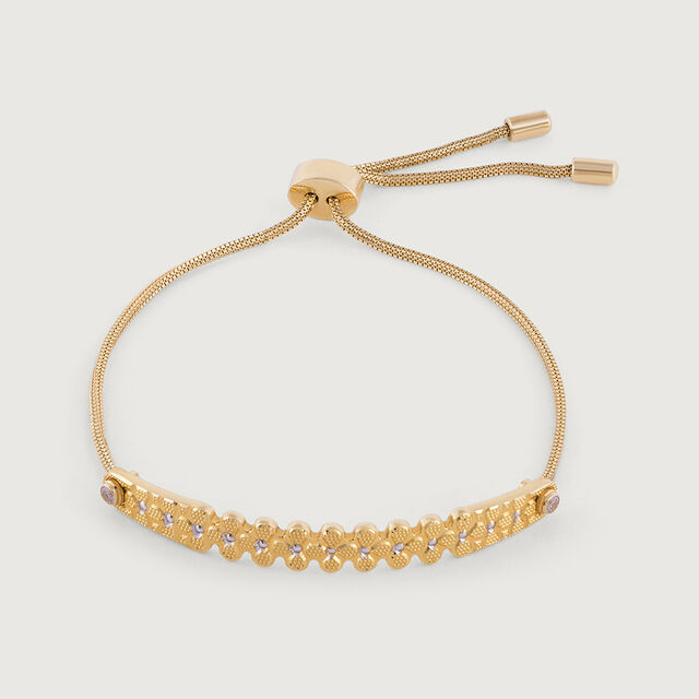 Charming Floral Gold Bracelet,,hi-res image number null