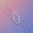 Fluid Twist Silver Ring,,hi-res view 1