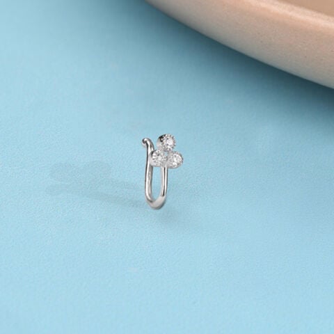 Chic Trio Silver Nose Pin