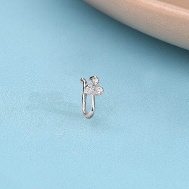 Chic Trio Silver Nose Pin,,hi-res image number null