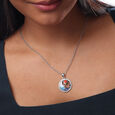 Mother of Pearl Sunny Silver Pendant,,hi-res view 2