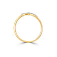 14KT Yellow Gold Shimmering Orbit Adjustable Ring,,hi-res view 4