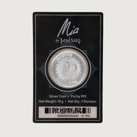10 GM 999 Lotus Silver Coin