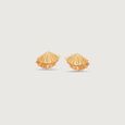 Twilight Shell Gold Stud Earrings,,hi-res view 2