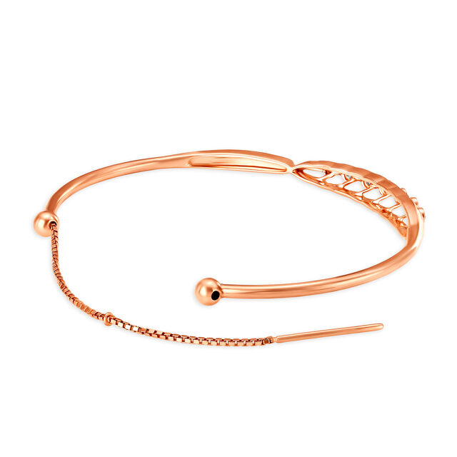 14KT Rose Gold Diamond Bangle,,hi-res image number null