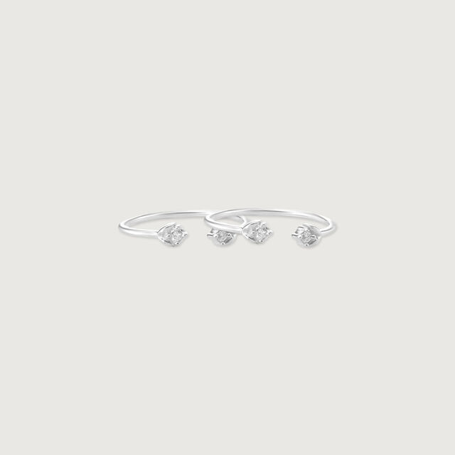 Subtle Shine Silver Toe Rings,,hi-res image number null