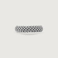 Textured Plate Silver Ring,,hi-res view 4