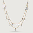 Stardust Symphony Gold & Diamond Necklace,,hi-res view 3
