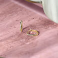 Sleek Iconic Gold & Diamond Hoop Earrings,,hi-res view 1