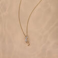 Whispering Gale 14 Kt Gold & Diamond Pendant with Chain,,hi-res view 1