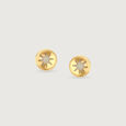 Radiant Sunset Gold Stud Earrings,,hi-res view 4