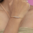 Luminous Connect Gold & Diamond Bangle,,hi-res view 2