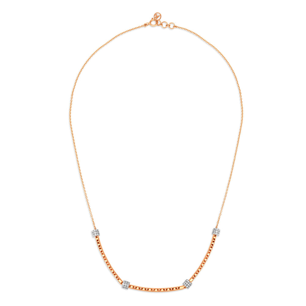 Buy 14KT Yellow Gold Diamond Necklace Online Mia by Tanishq