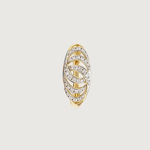 Interwoven Balance Diamond Ring