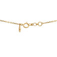 14KT Yellow Gold Delicate Radians Diamond Necklace,,hi-res view 5