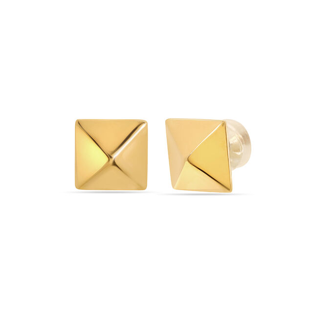 14KT Yellow Gold Subtle Elegance Stud Earrings,,hi-res image number null