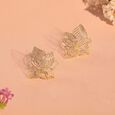 Playful Bloom Gold Stud Earrings,,hi-res view 1