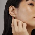 Graceful Knot Diamond Stud Earrings,,hi-res view 2