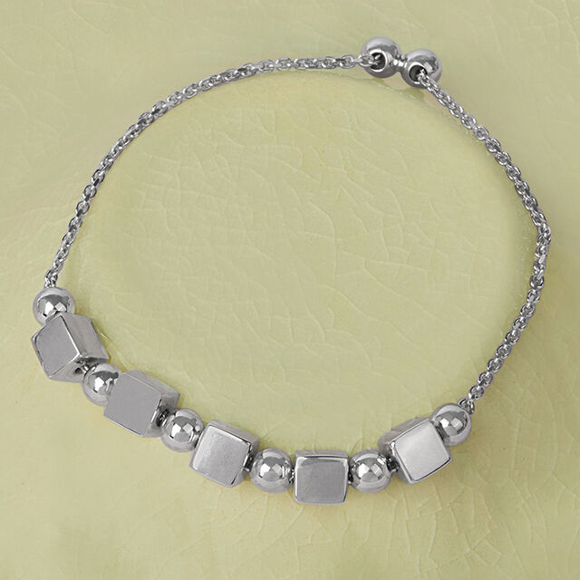 Chic Cubes Silver Bracelet,,hi-res image number null
