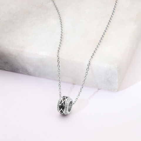 Shimmer Crush Silver Necklace