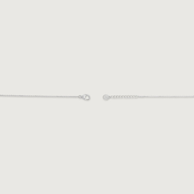 Sparkling Droplet Silver Anklet,,hi-res image number null