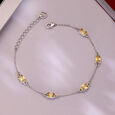 Golden Gleam Silver Bracelet,,hi-res view 1